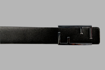 Blaqck Leather Belt Fusion