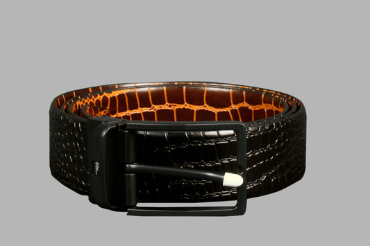 Blaqck Premium Leather Belt Reversable