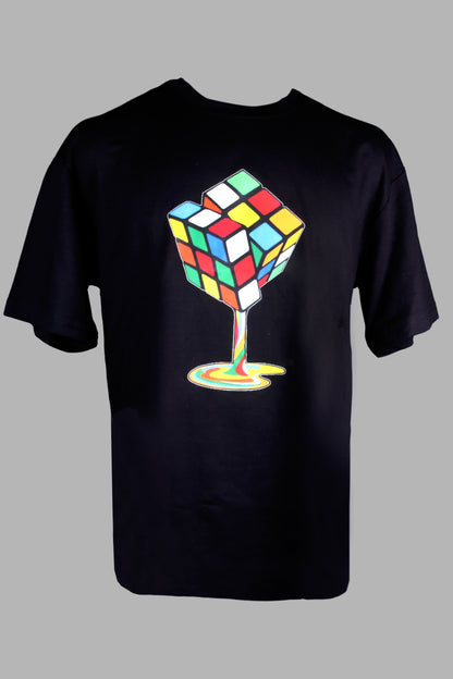Blaqck oversize Cube T-shirt