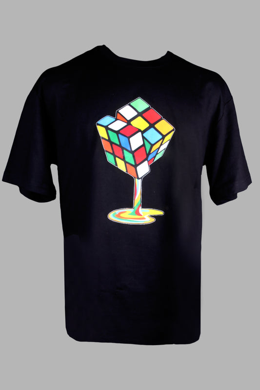 Blaqck oversize Cube T-shirt