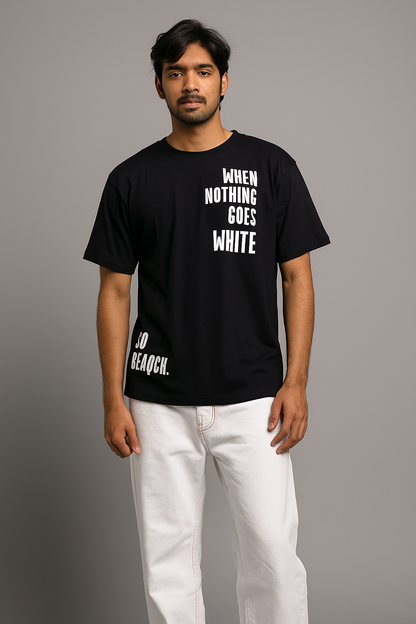 Blaqck Relaxed fit Black & White T-shirt