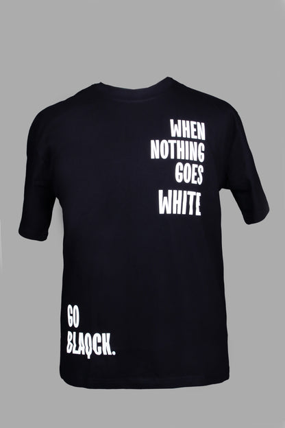 Blaqck Relaxed fit Black & White T-shirt