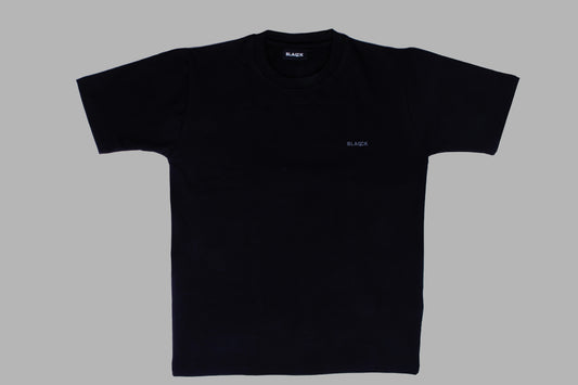 Blaqck Regular Fit With Logo